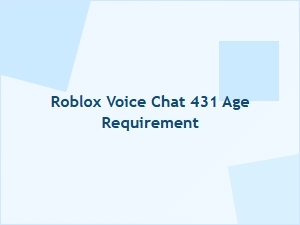 Roblox Voice Chat Age Requirement Explained